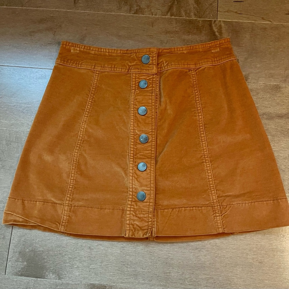 Madewell Velvet Skirt